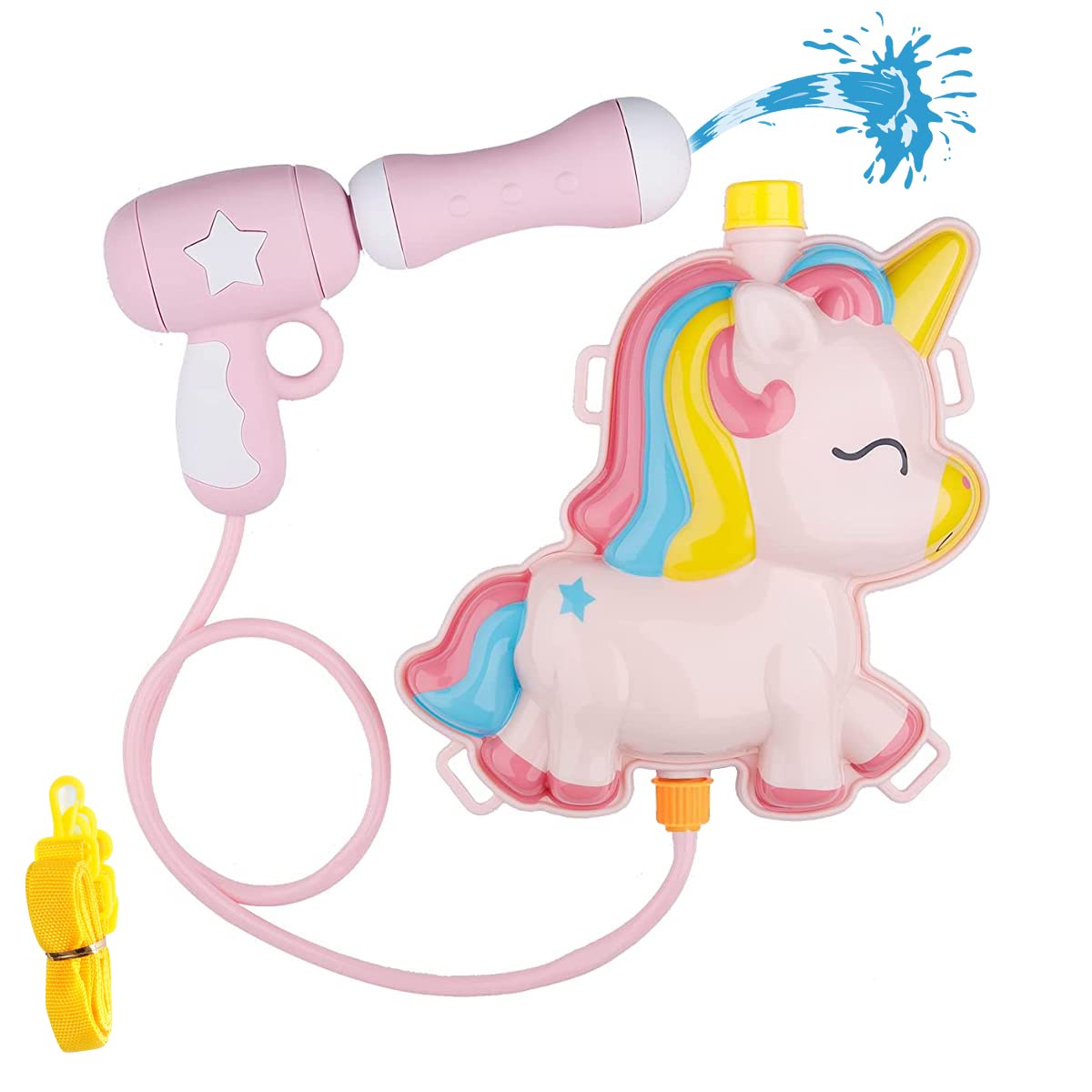 PATPAT Water Gun for Kids, Holi Water Gun with 2L Large Water Tank & Adjustable Straps, Kids Water Pistol Gun with Pressure Mechanism for Long Throw, Pool Toys for Summer Beach/Water Fight Game PATPAT Water Gun for Kids, Holi Water Gun with 2L Large Water Tank & Adjustable Straps, Kids Water Pistol Gun with Pressure Mechanism for Long Throw, Pool Toys for Summer Beach/Water Fight Game
